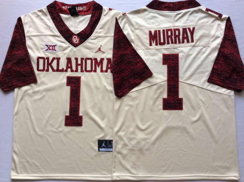 NCAA Men Oklahoma Sooners White Limited #6 MAYFIELD